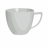 Чашка кофейная «Соната» фарфор 100мл белый