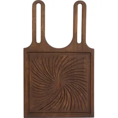 Доска для подачи с 2 ручками дуб ,H=2,L=55,B=33см тем.дерево