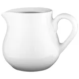 Milk jug “White” Classic porcelain 130ml ,H=69,L=71,B=94mm white