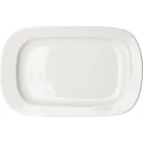 Тарелка «Прага» прямоугольная фарфор ,H=20,L=240,B=155мм белый