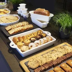 Блюдо для подачи «Базальт» керамика ,H=35,L=400,B=250мм черный, изображение 4