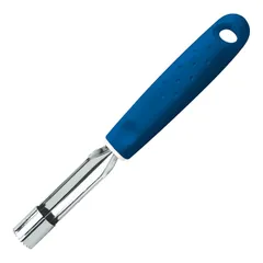 Core removal knife “Utility”  stainless steel, plastic , H=25, L=190/77, B=26mm  blue, metal.