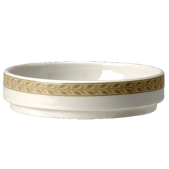 Ashtray “Antoinette”  porcelain  D=10, H=3cm  white, olive.