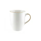 Кружка «Альхамбра» фарфор 330мл D=84,H=104мм белый,коричнев.