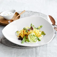 Тарелка «Опшенс» треугольная фарфор ,L=32,B=32см белый, изображение 3