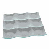 Менажница «Криэйшнс Селект» 9 секций стекло ,H=2,L=32,B=32см прозр.