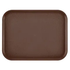 Поднос прямоугольный для Фаст Фуд полипроп. ,L=41,B=30см коричнев.