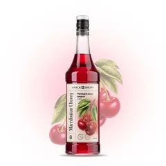 Syrup “Macedonian Cherry” Pinch&Drop glass 1l D=85,H=330mm