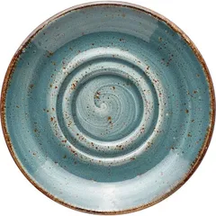 Saucer “Kraft Blue”  porcelain  D=165, H=15mm  blue