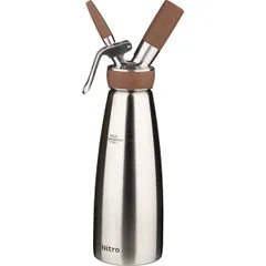 Сифон для нитро-коктейлей сталь нерж. 1л металлич., изображение 3