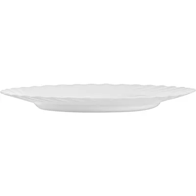 Тарелка «Трианон» стекло D=245,H=20мм белый, Диаметр (мм): 245, изображение 2