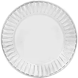 Dish “Murano Ottico”[2pcs] glass D=32cm clear.