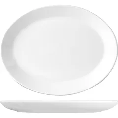 Dish “Ivory” oval  porcelain ,H=10,L=200,B=155mm ivory