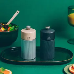 Мельница для соли «Лайн» бук,алюмин. ,H=12см белый,св. дерево, изображение 4