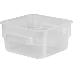 Container for products "Prootel" polyprop. 2l ,H=10,L=17.8,B=17.8cm transparent.