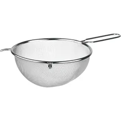 Sieve stainless steel D=26,H=8,L=17cm metal.