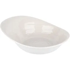 Salad bowl “Scape”  porcelain  0.8 l , H=75, L=250, B=200mm  white