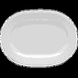 Блюдо «Нестор» овальное фарфор ,H=25,L=320,B=230мм белый