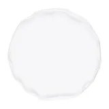 Тарелка «Вейв» с бортом фарфор D=210,H=15мм белый
