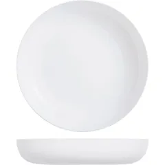 Deep plate “Evolutions White” glass 1.4l D=25,H=4cm white