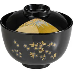 Miso tureen plastic 300ml D=110,H=68mm black