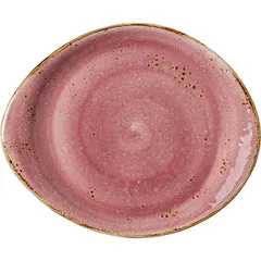 Plate "Craft Raspberry" small  porcelain  D=25.5 cm  pink.