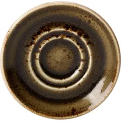 Saucer “Kraft Brown”  porcelain  D=110, H=13mm  brown.