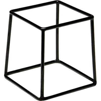 Подставка фуршетная для блюда металл ,H=18,L=18,B=18см черный