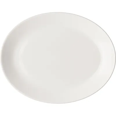 Блюдо «Симплисити» овальное фарфор ,H=10,L=205,B=160мм белый, Длина (мм): 205, Ширина (мм): 160