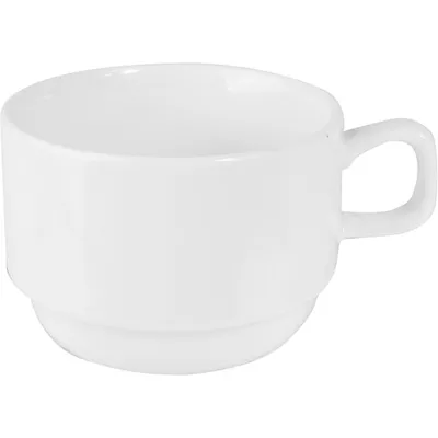 Чашка кофейная «Кунстверк» фарфор 150мл D=75,H=50,L=110мм белый, изображение 2
