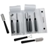 Набор ножей для карвинга[8шт] сталь,пластик ,H=17,5,L=19,B=24,5см черный,металлич.