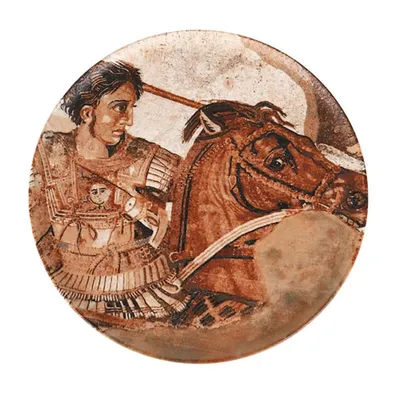 Блюдо для пиццы «Месопотамия Османия» фарфор D=32см коричнев.