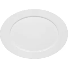 Тарелка для этажерки «Пьюрити» 3-ярусной с отверстием эко-кост. фарф. D=38,H=2см