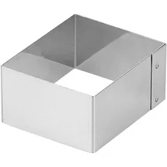 Форма кондитерская «Прямоугольник»[4шт] сталь нерж. ,H=30,L=61,B=51мм, изображение 2