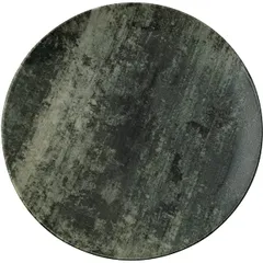 Plate “Ancient Wall” porcelain D=27.5cm gray