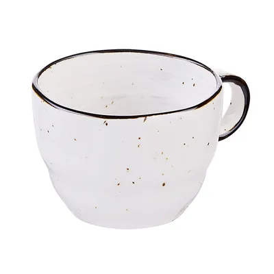 Чашка чайная «Пастораль» фарфор 190мл D=85/55,H=55мм серый, Цвет: Серый, изображение 4