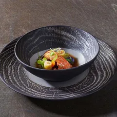 Тарелка «Арборесценс» мелкая фарфор D=310,H=35мм черный,серый, изображение 2