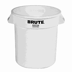 Container for products “BRUT”  polyethylene  208.2 l  D=67.3, H=83.8 cm  white