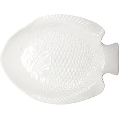 Блюдо «Кунстверк» рыба фарфор ,H=3,L=35,B=26см белый