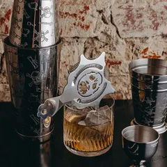 Шейкер американский «Пробар Премиум Корсар» с орнаментом сталь нерж. 0,84л D=92,H=172мм серебрист., изображение 4