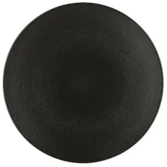 Plate “Ekinox” small ceramics D=26,H=3cm black