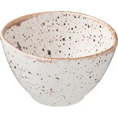 Salad bowl “Punto Bianca”  porcelain  0.6 l  D=15, H=8 cm  white, black