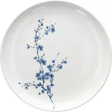 Тарелка «Ориенталь» мелкая фарфор D=27см белый,синий