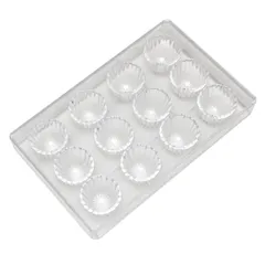 Форма для шоколада [12 ячеек] поликарбонат ,H=36,5,L=277,B=175мм прозр.