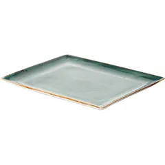 Блюдо «Крафт Блю» прямоугольное фарфор ,H=15,L=330,B=270мм синий, изображение 2