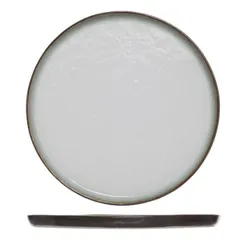 Dessert plate “Plateau”  porcelain  D=215, H=10mm  white, brown.