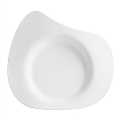 Plate “Divinity” porcelain D=14cm white