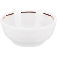 Солонка «Романс» фарфор 50мл D=70,H=32мм белый,золотой