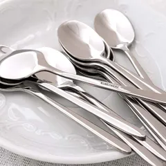 Ложка кофейная «Аляска бэйсик» сталь нерж. ,L=117/35,B=3мм металлич., изображение 3