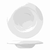 Салатник «Нью Граффити» фарфор 0,5л D=240,H=35мм белый